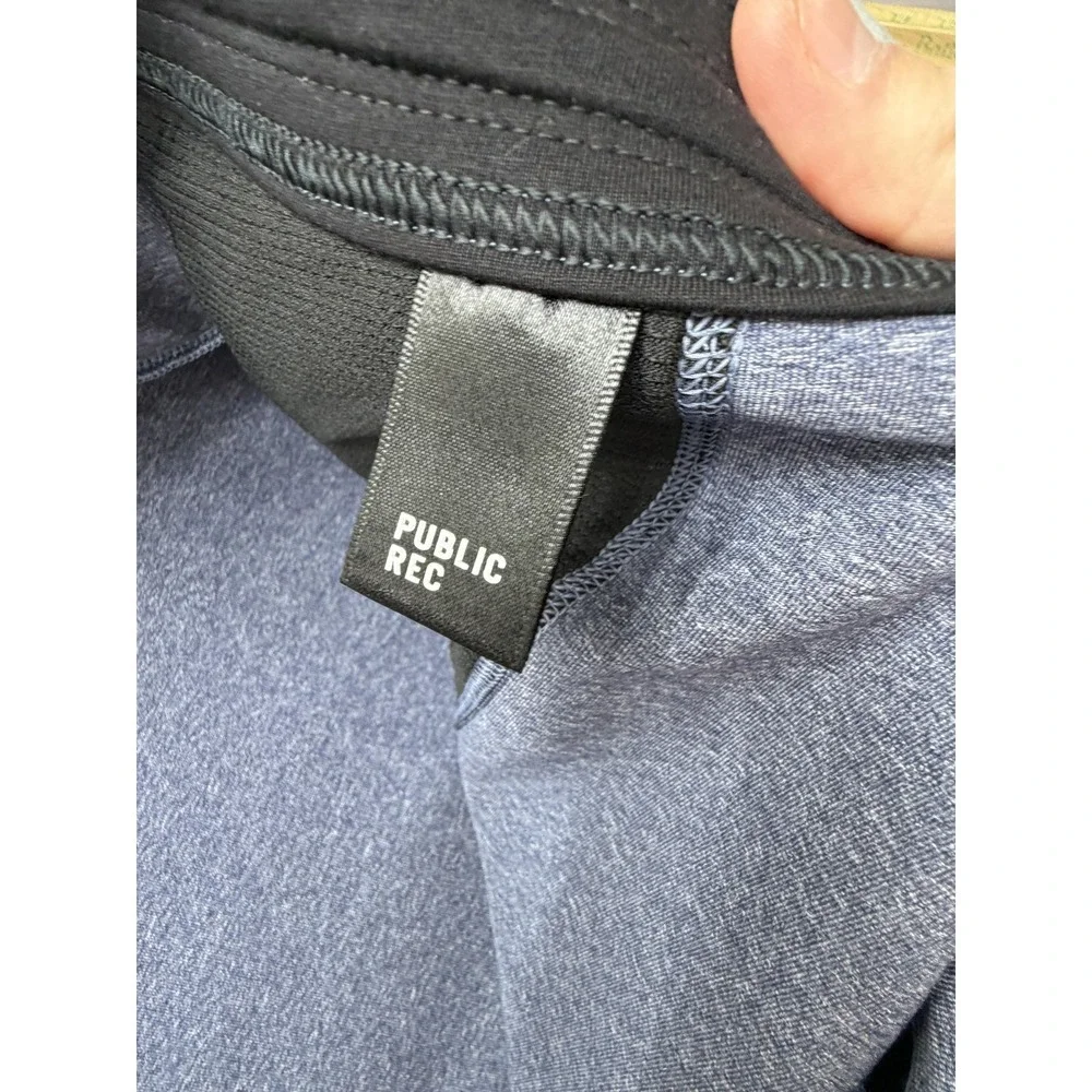 Public Rec Jogger Pants Mens 40x28 Blue Athletic Stretch Zip Pockets Casual
